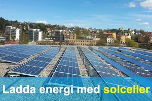 Ladda energi med solceller